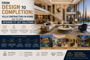 From Design to Completion: Villa Contractors in Dubai and the Best Interior Fit Out Solutions